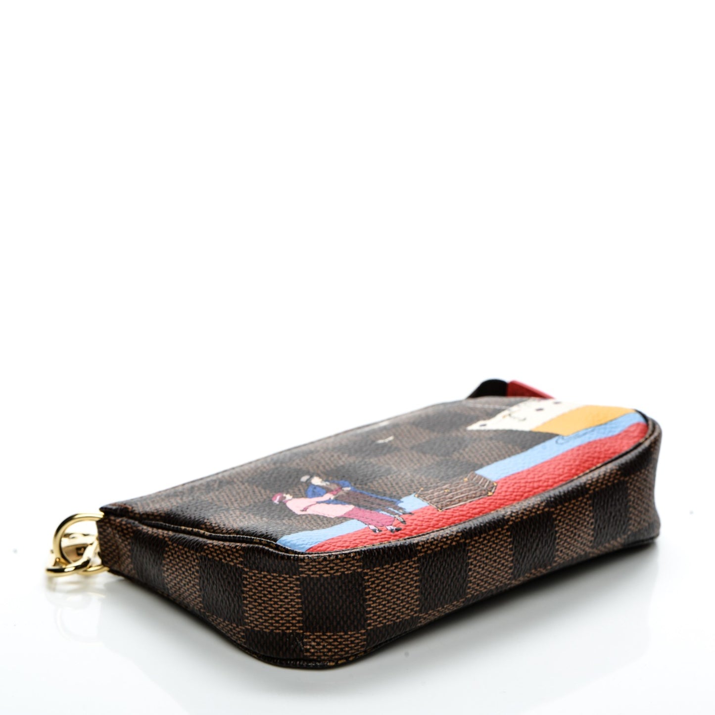 Damier Ebene 2016 Christmas Animation Mini Pochette Accessories