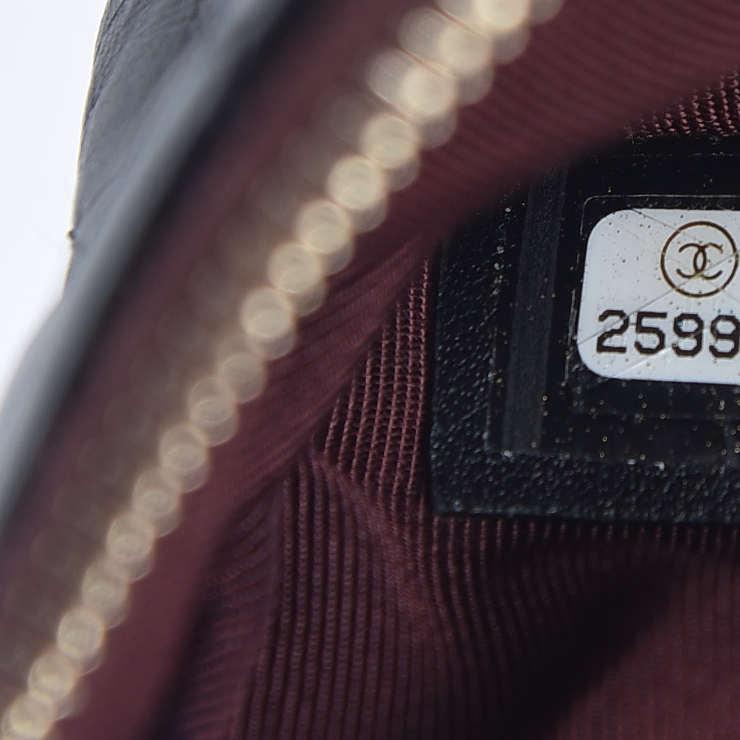 Chanel Aged Calfskin Quilted Small Reissue Cosmetic Case Black 7 of 8