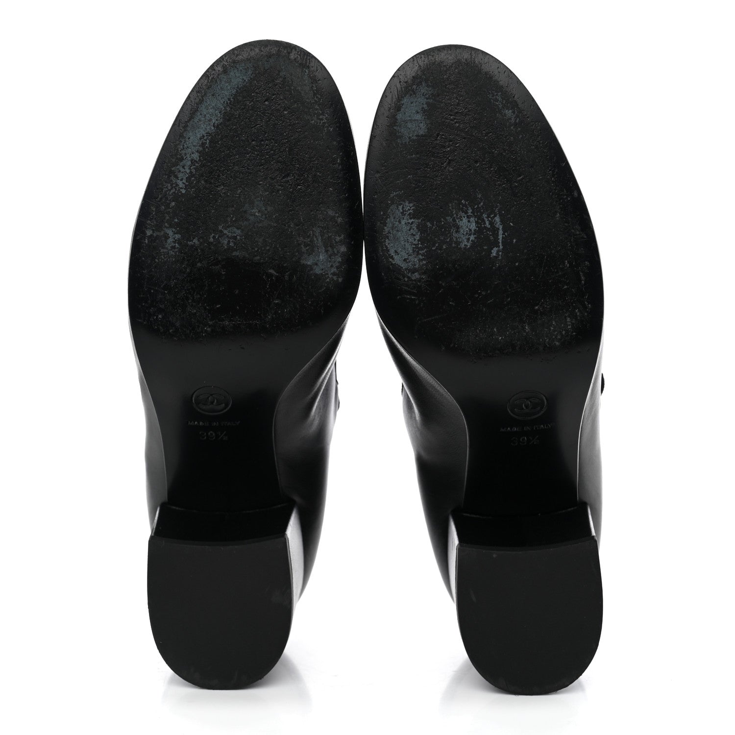 Chanel Lambskin Mary Jane Charm Pumps 39.5 Black 9 of 13
