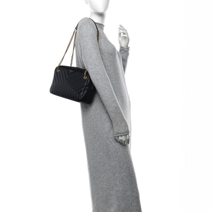 Saint Laurent Calfskin Matelasse Joan Camera Bag Black 2 of 10
