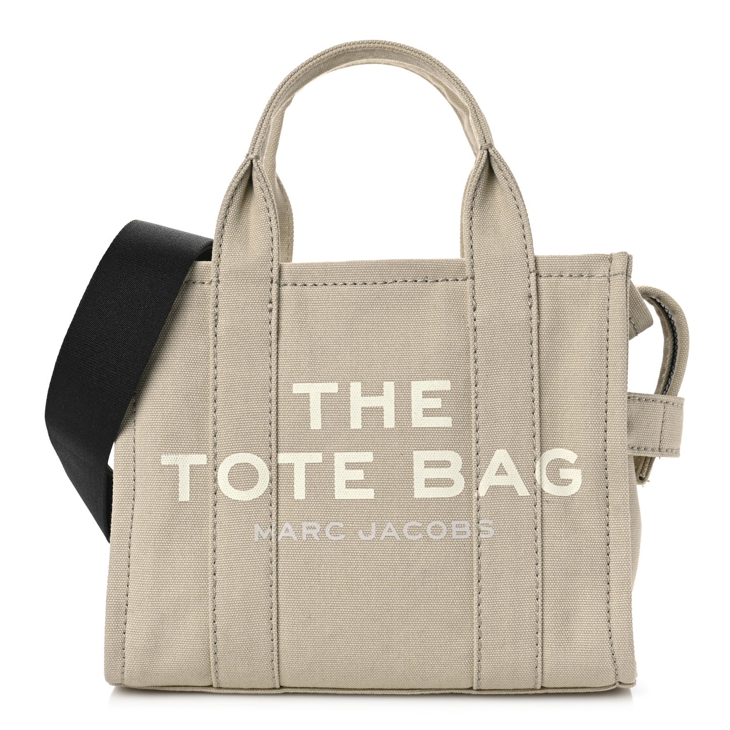 Cotton Canvas Mini The Traveler Tote Bag Beige