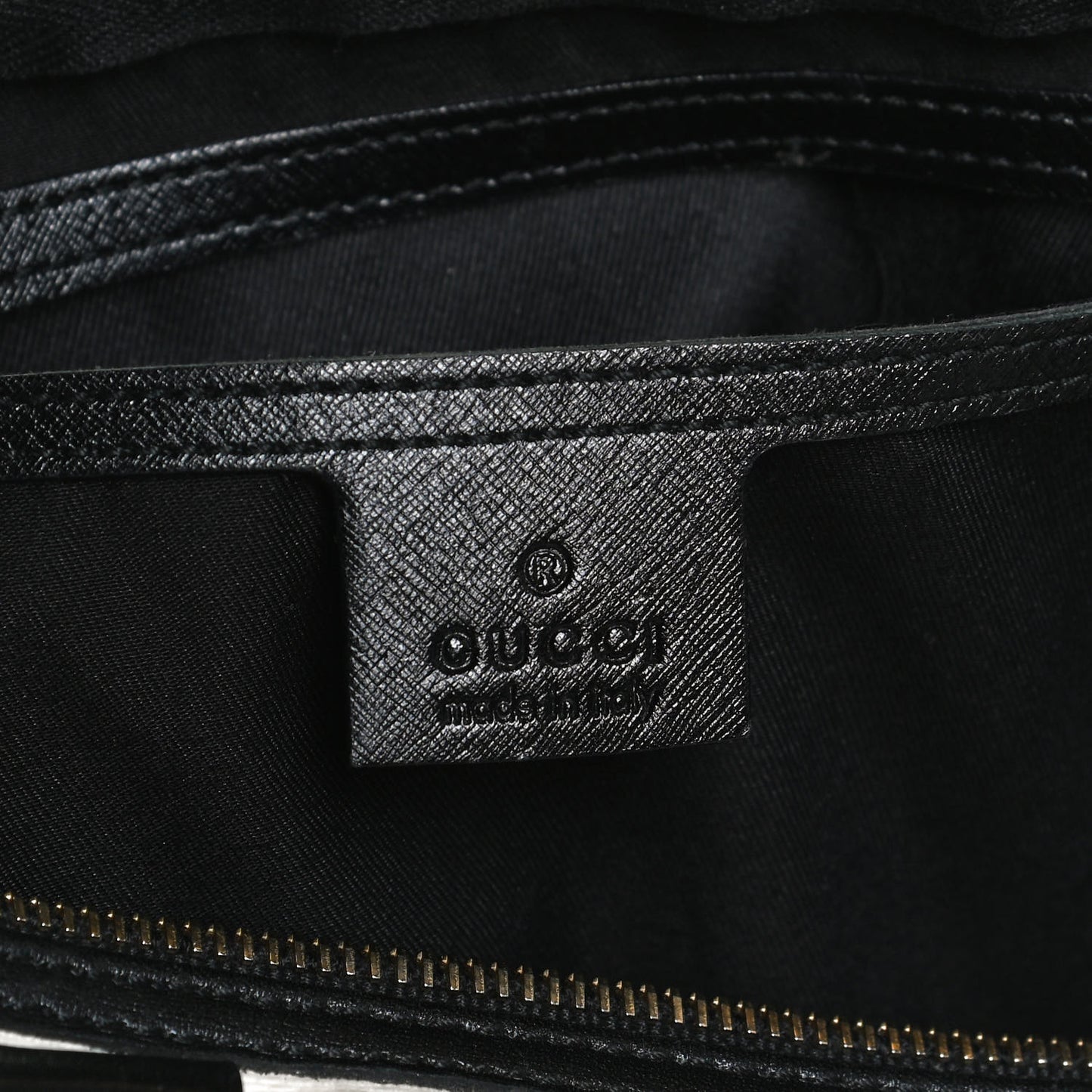 GG Plus Monogram Medium Joy Boston White Black