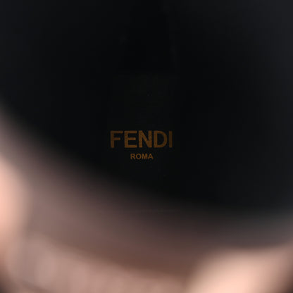 Fendi Nylon Baguette Domino 50mm Biker Boots 39.5 Baby Pink Nolita 7 of 9