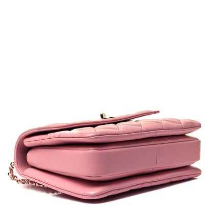 Chanel Lambskin Quilted Small Trendy CC Flap Dual Handle Bag Light Pink 4 of 8