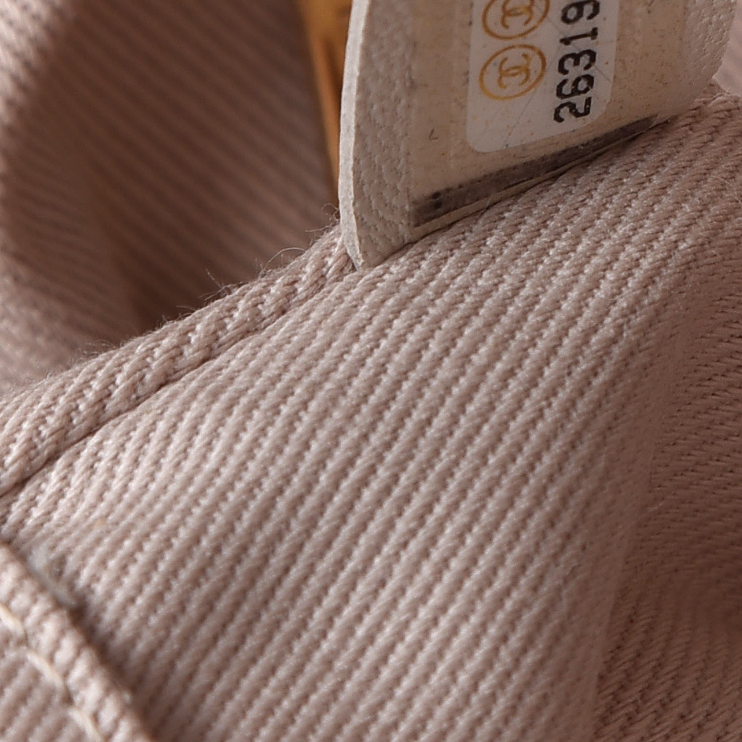 Chanel Canvas Large Deauville Tote Light Beige 8 of 8