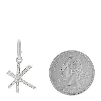Cartier 18K White Gold Diamond Fireworks Pendant 2 of 4