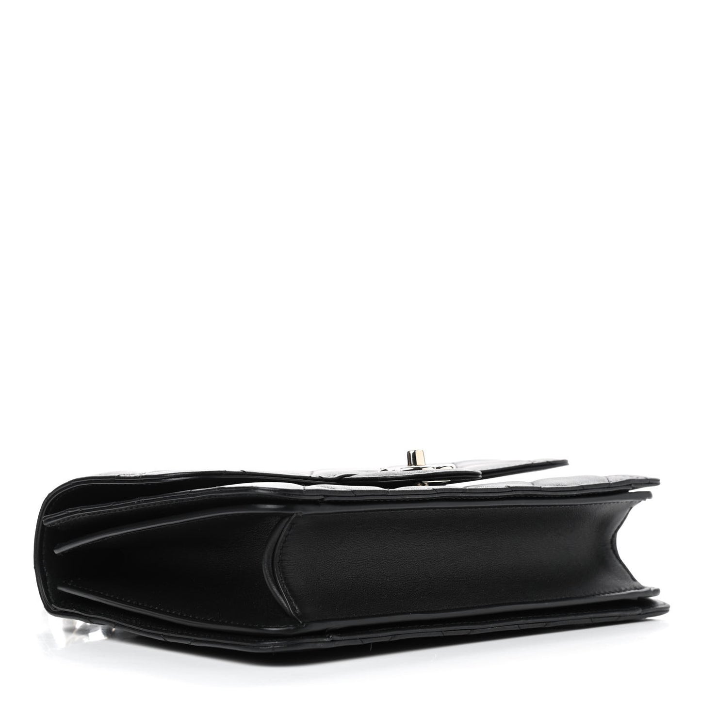 Calfskin Quilted Coco Lady Flap Black