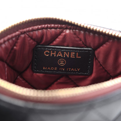 Chanel Lambskin Quilted Small Cosmetic Case Black 8 of 10