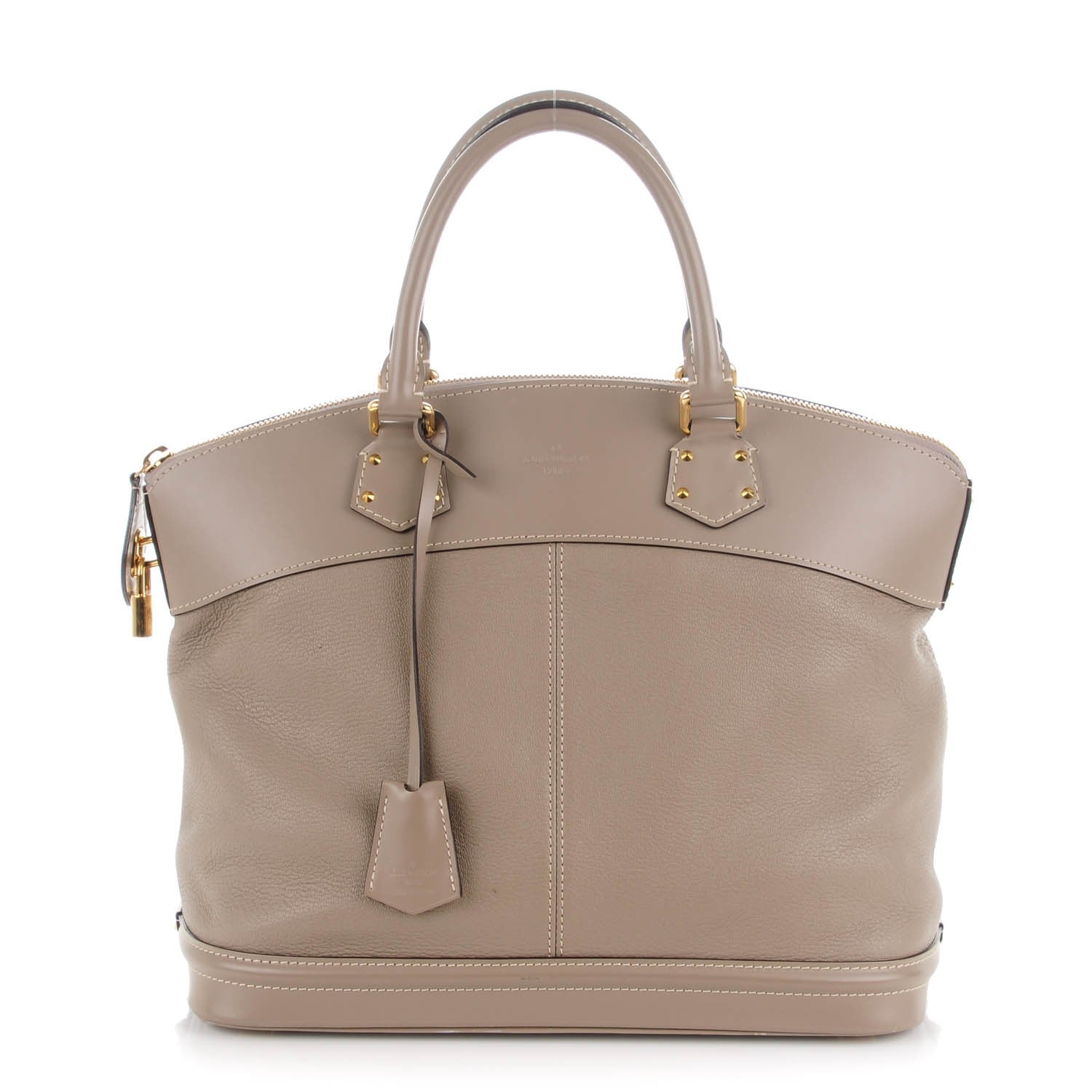 Louis Vuitton Suhali Lockit MM Greige 1 of 7