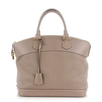 Louis Vuitton Suhali Lockit MM Greige 1 of 7