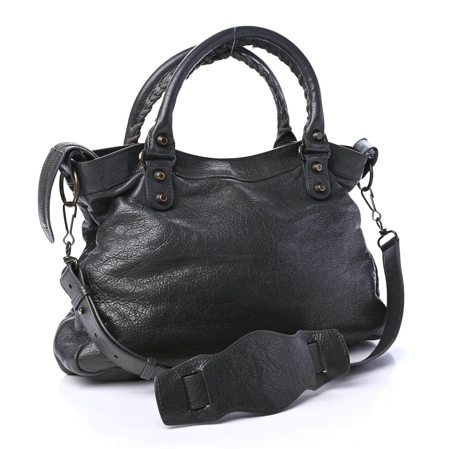 Balenciaga Agneau Classic Hardware Town Gris Fossile 2 of 4