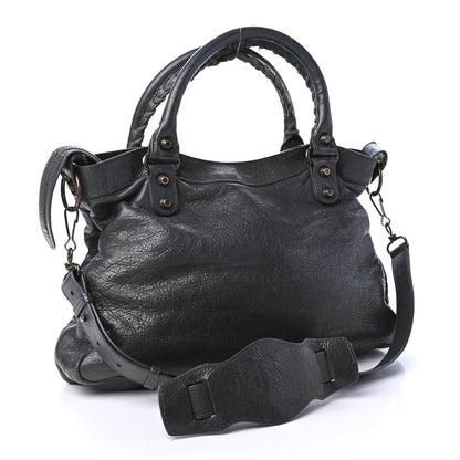 Balenciaga Agneau Classic Hardware Town Gris Fossile 2 of 4