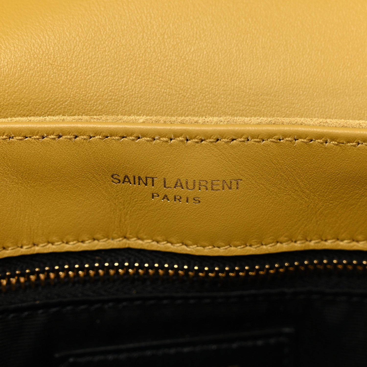 Saint Laurent Suede Toy Loulou Shoulder Bag Chartreuse 6 of 8