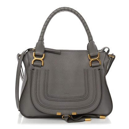 Chloe Calfskin Medium Marcie Satchel Cashmere Grey 1 of 9
