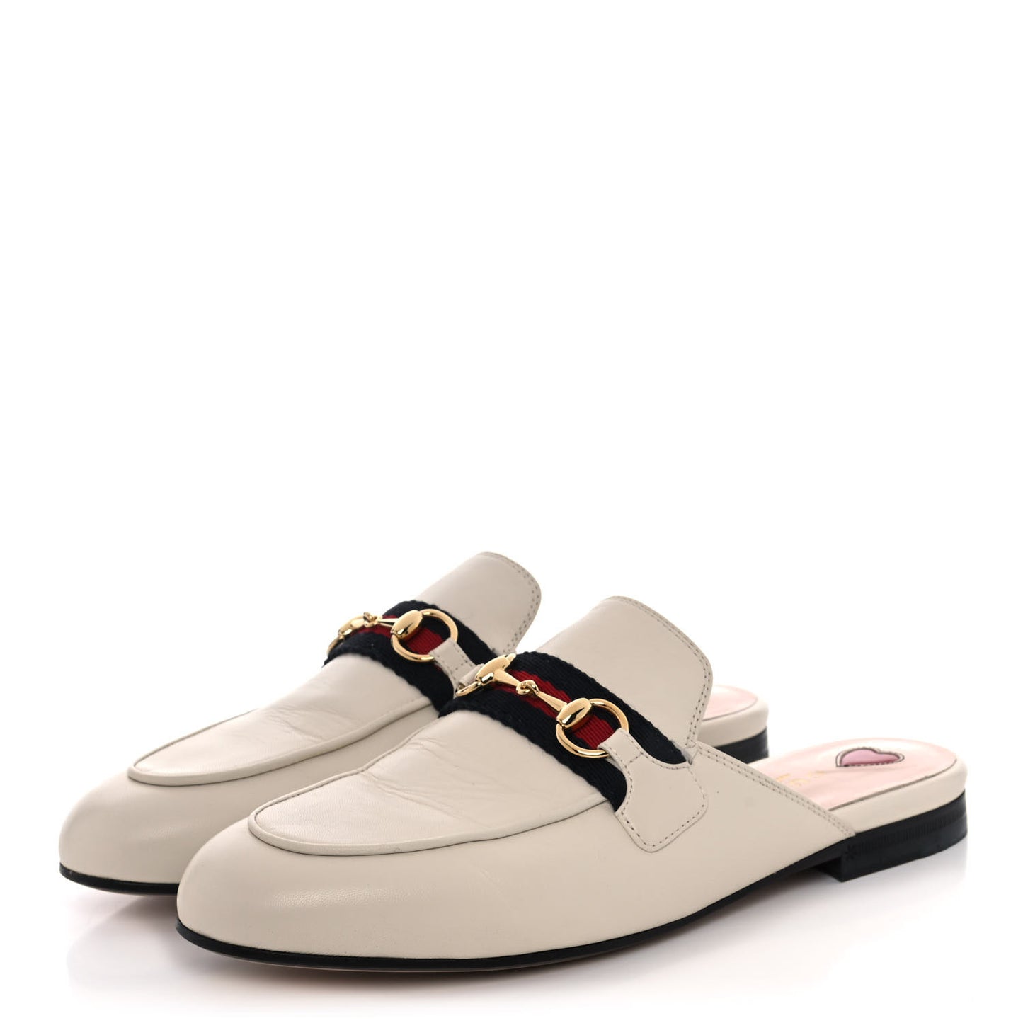 Malaga Kid Web Womens Horsebit Slippers 37 Mystic White