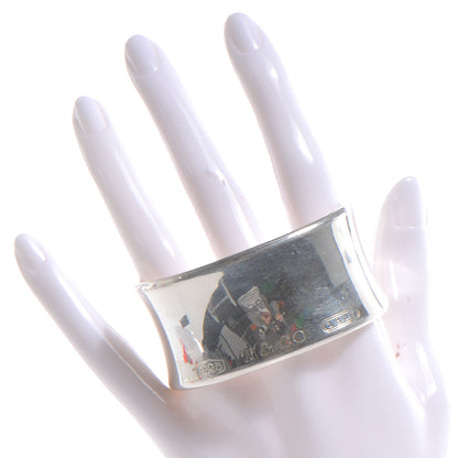 Tiffany Sterling Silver Wide 1837 Cuff Bracelet 2 of 5
