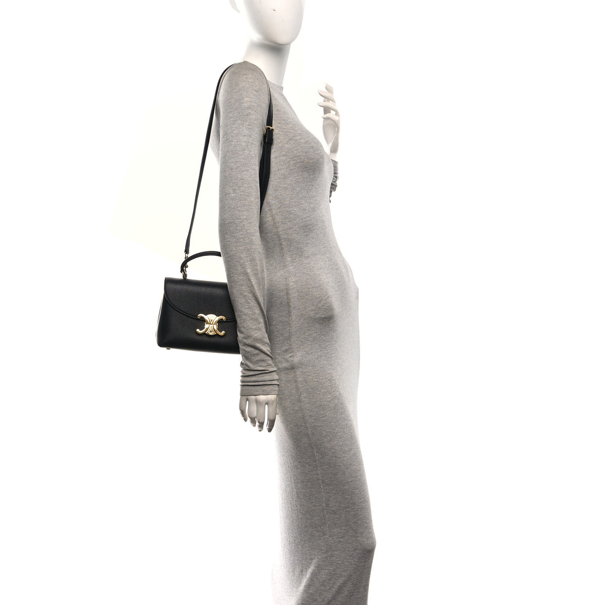 Celine Supple Grained Calfskin Teen Nino Black 2 of 9