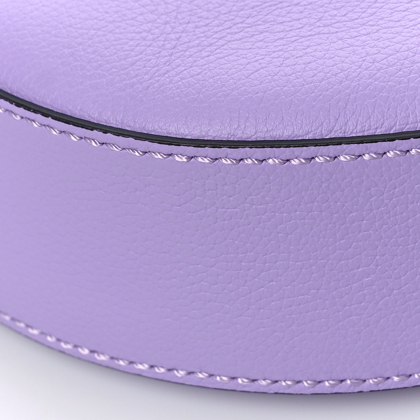 Calfskin La Medusa Round Camera Bag Lilac