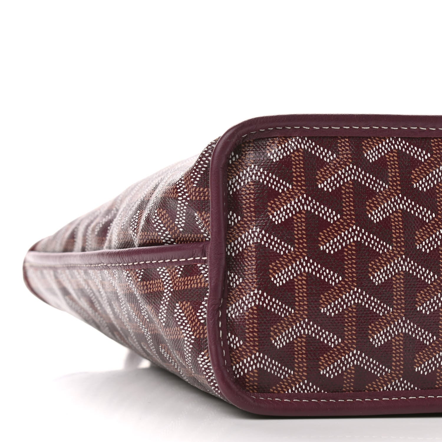 Goyard Goyardine Reversible Mini Anjou Burgundy 8 of 9