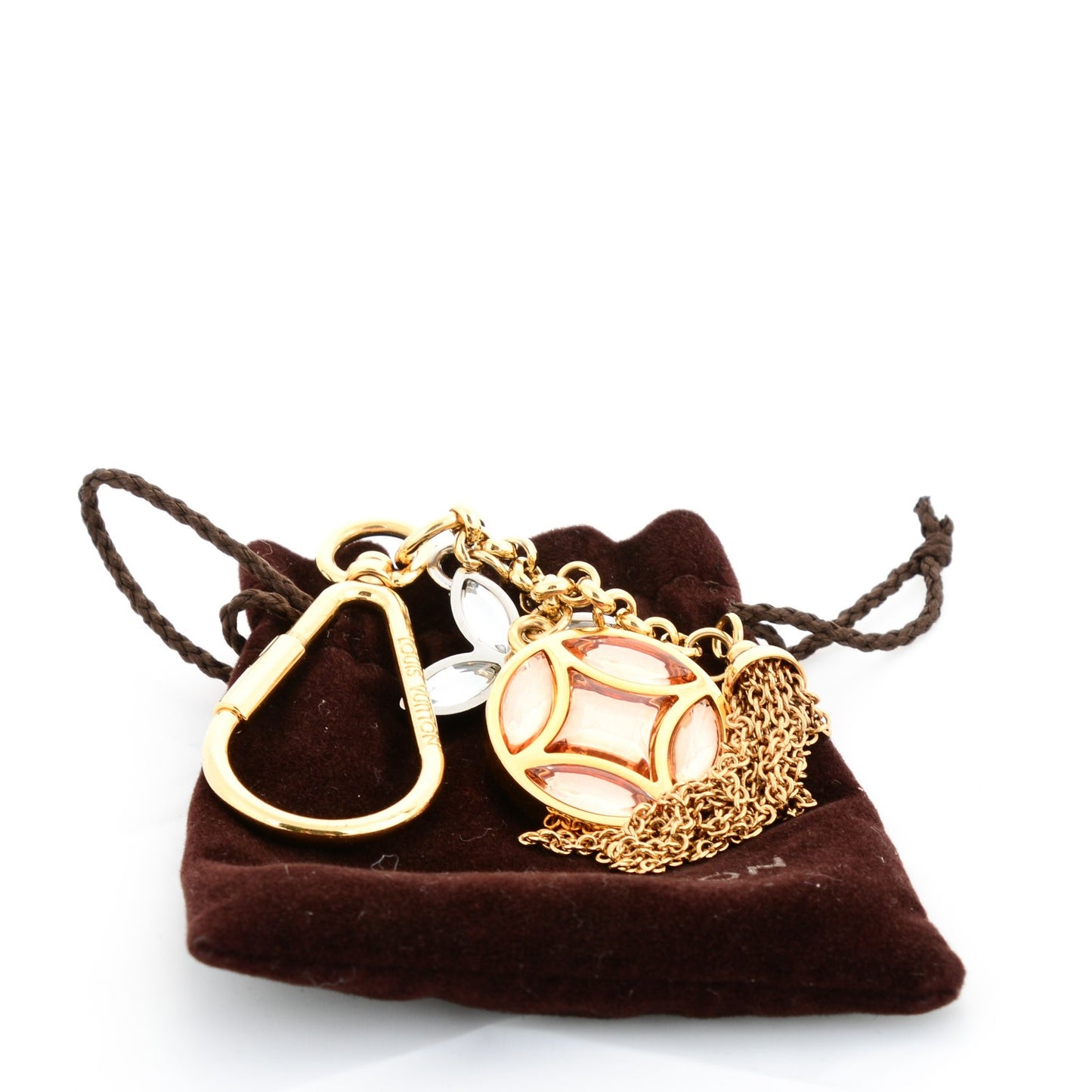 Ice Flower Key Charm