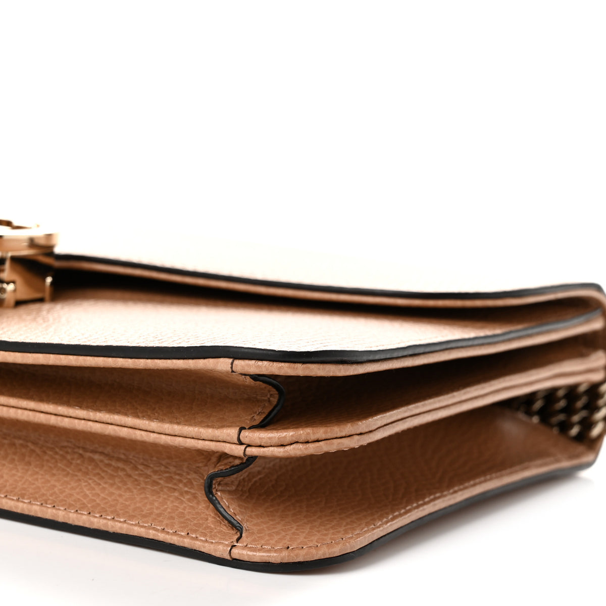 Gucci Dollar Calfskin Interlocking G Shoulder Bag Camelia 10 of 10