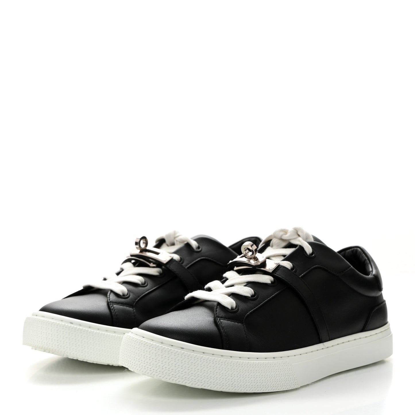 Calfskin Day Sneakers 37 Black