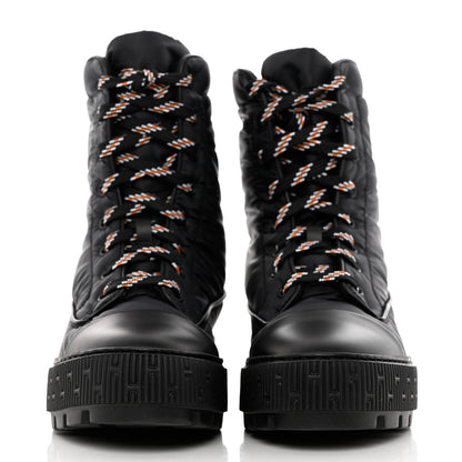 Hermes Calfskin Parachute Fresh Ankle Boots 39 Black 2 of 7
