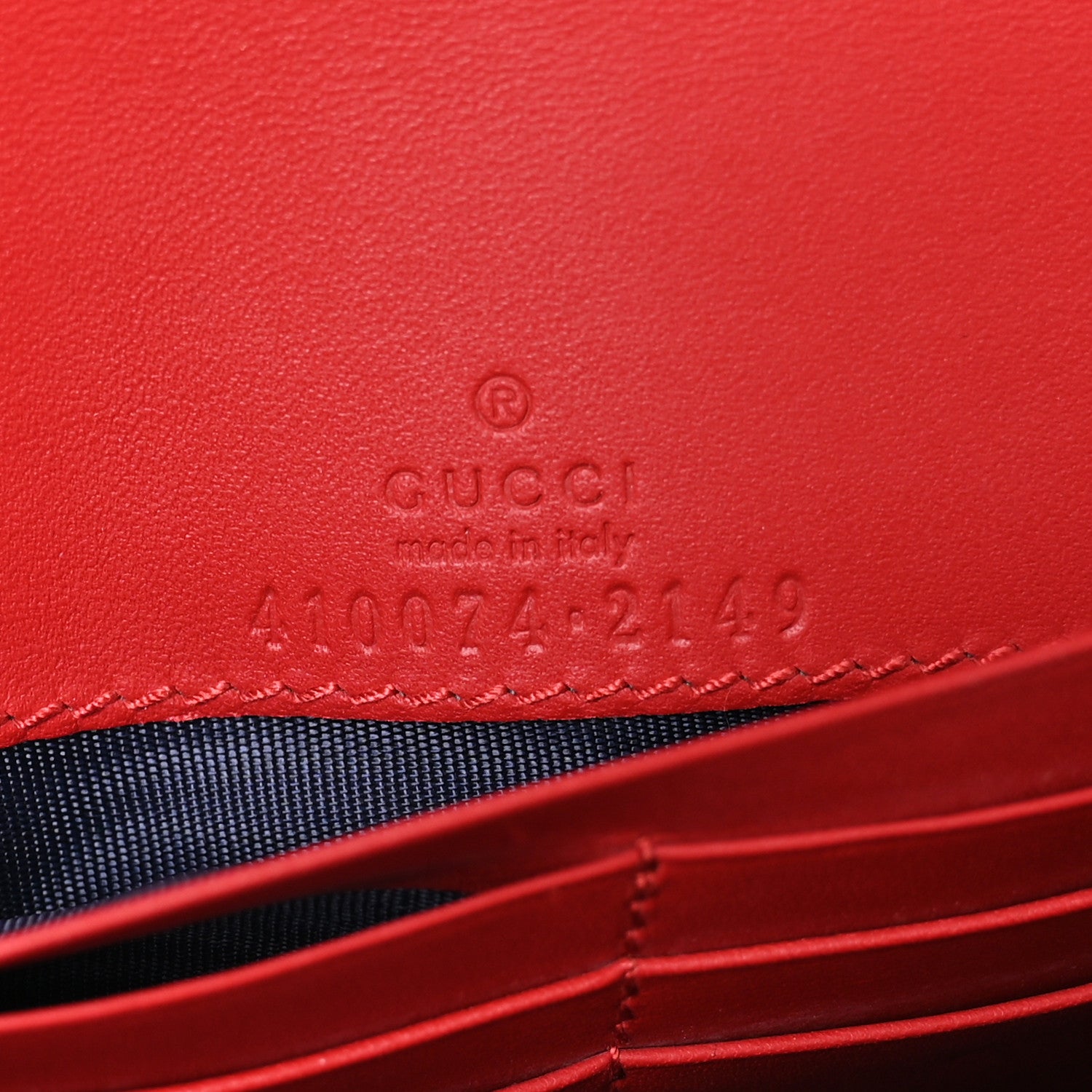 Gucci GG Supreme Monogram Blooms Continental Wallet Blue 6 of 6