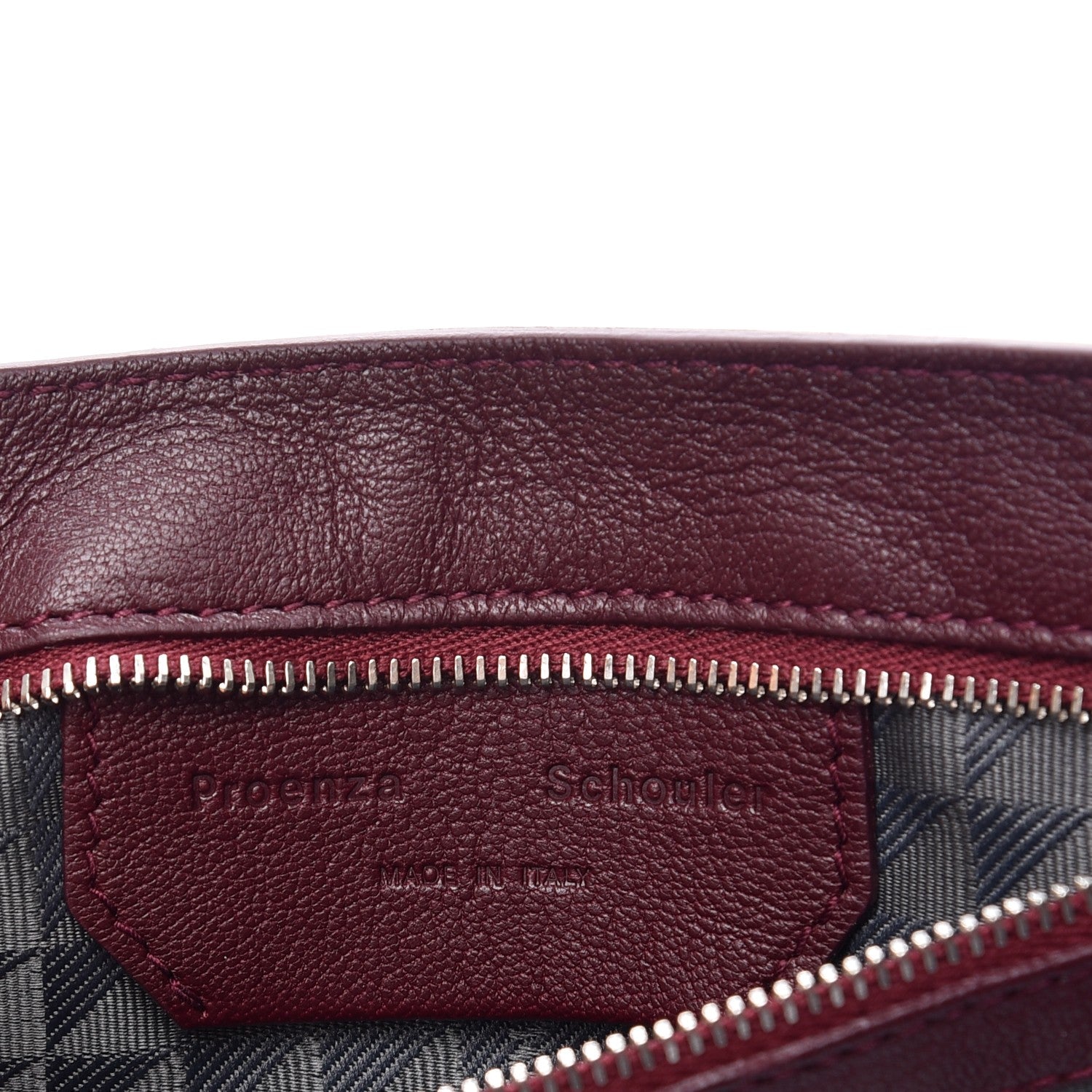 Proenza Schouler Lambskin Medium PS1 Satchel Oxblood 7 of 11
