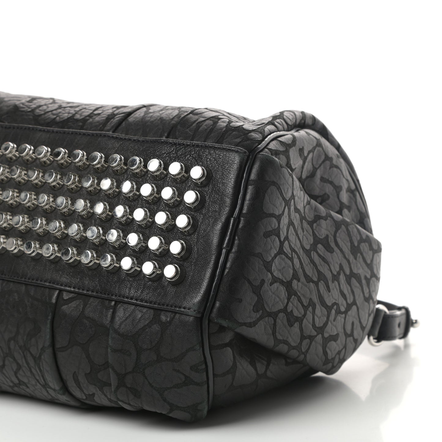Pebbled Lambskin Black Nickel Hardware