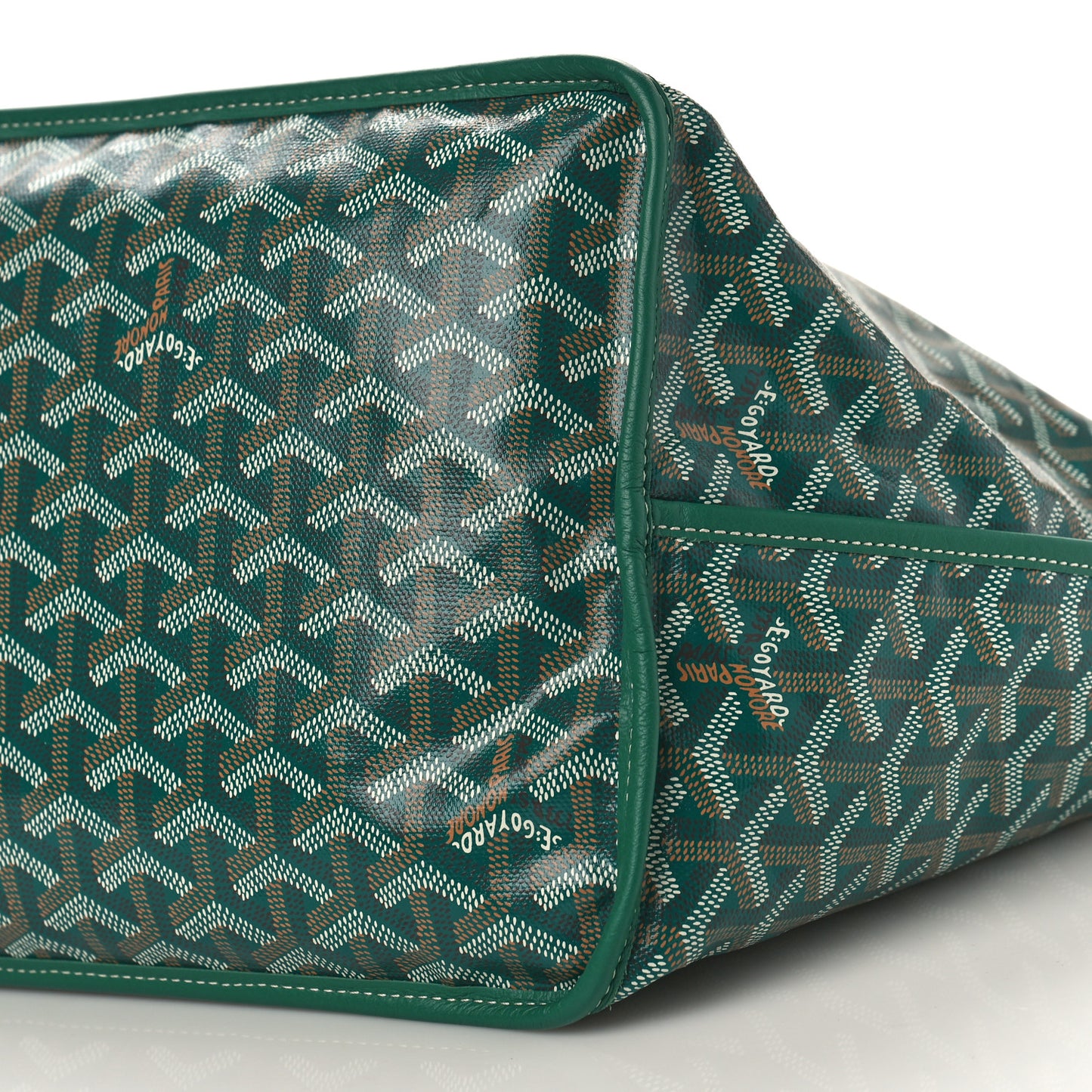 Goyardine Reversible Anjou GM Green