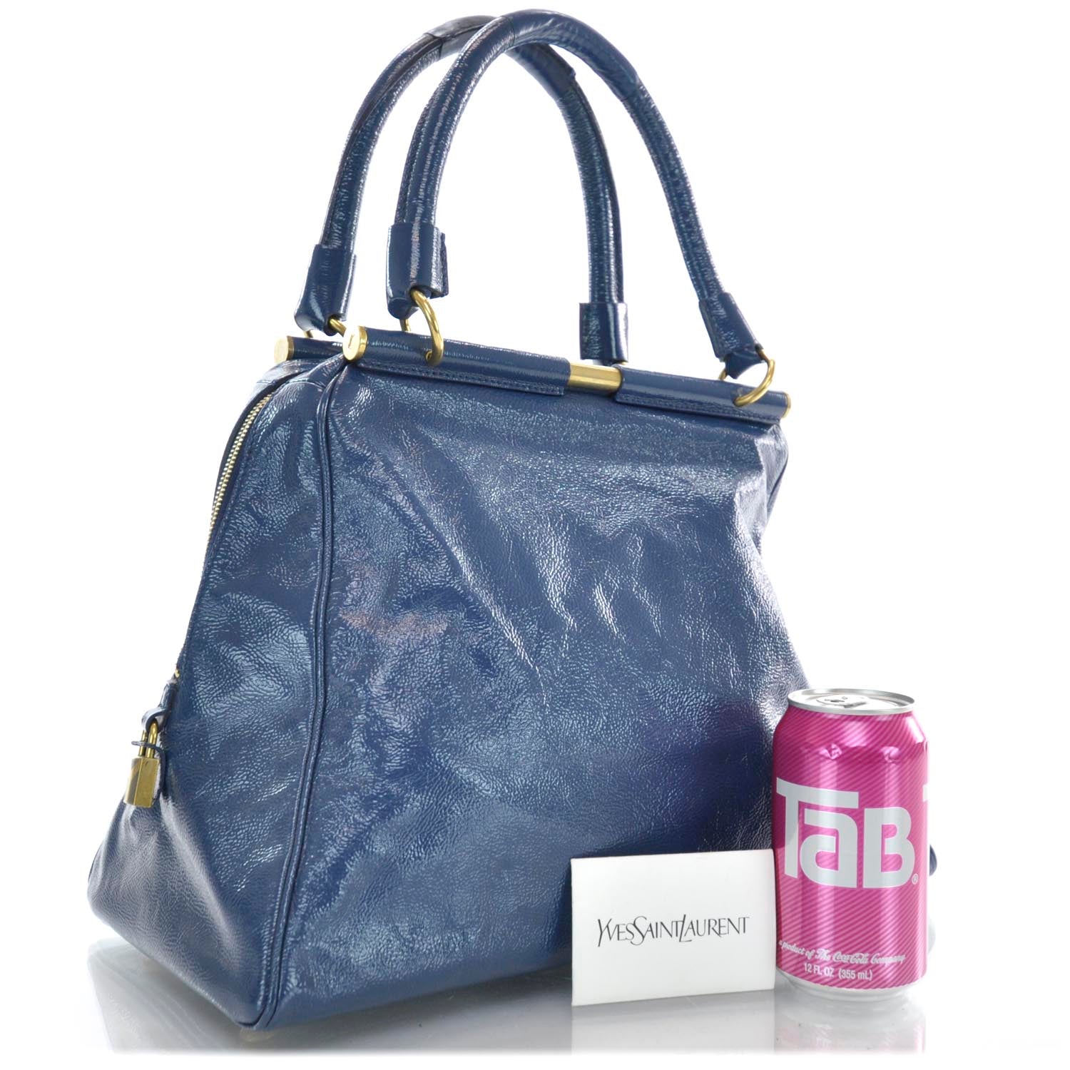 Saint Laurent Patent Majorelle Blue 3 of 10