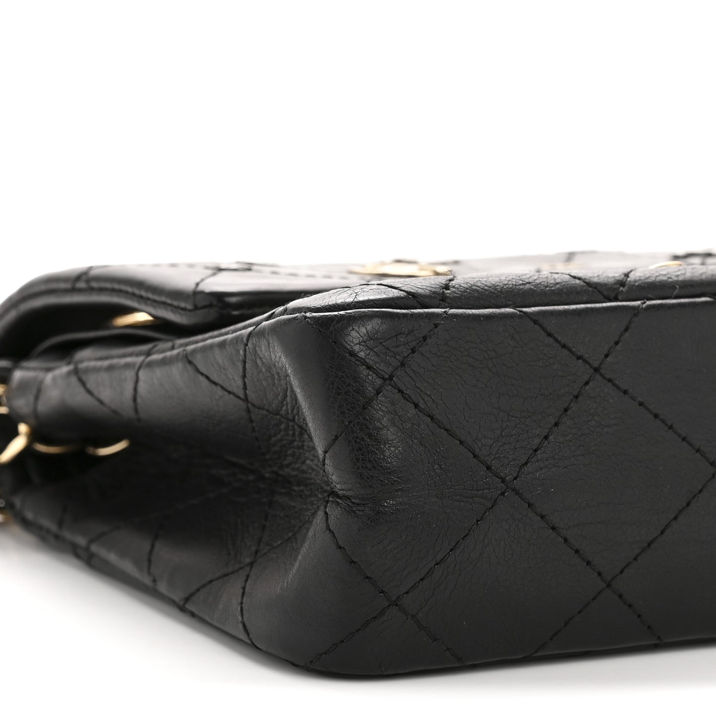 Calfskin CC Punk 2.55 Reissue 224 Flap Black