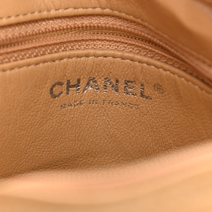 Chanel Lambskin Quilted Mini Messenger Bag Beige 6 of 15