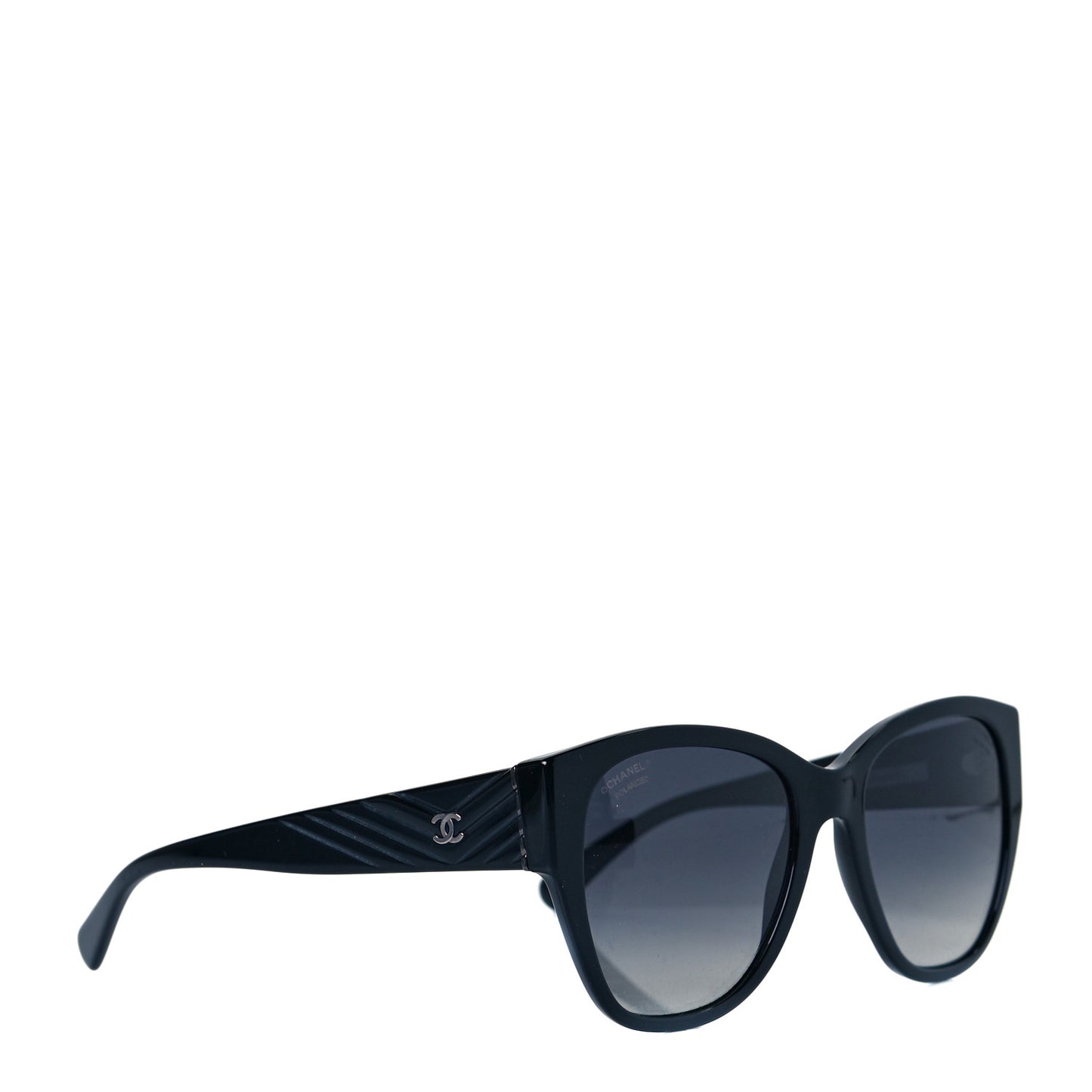 Acetate Polarized Butterfly CC Sunglasses 5412 Black