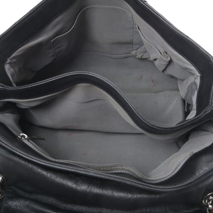 Chanel Calfskin Coco Pleats Flap Black 5 of 17