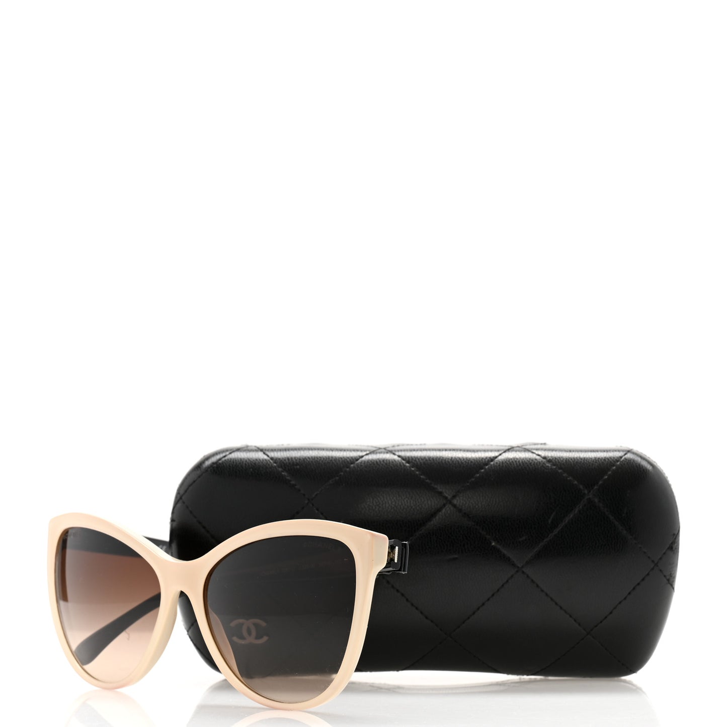 Butterfly Charms Sunglasses 5281-Q Beige Black
