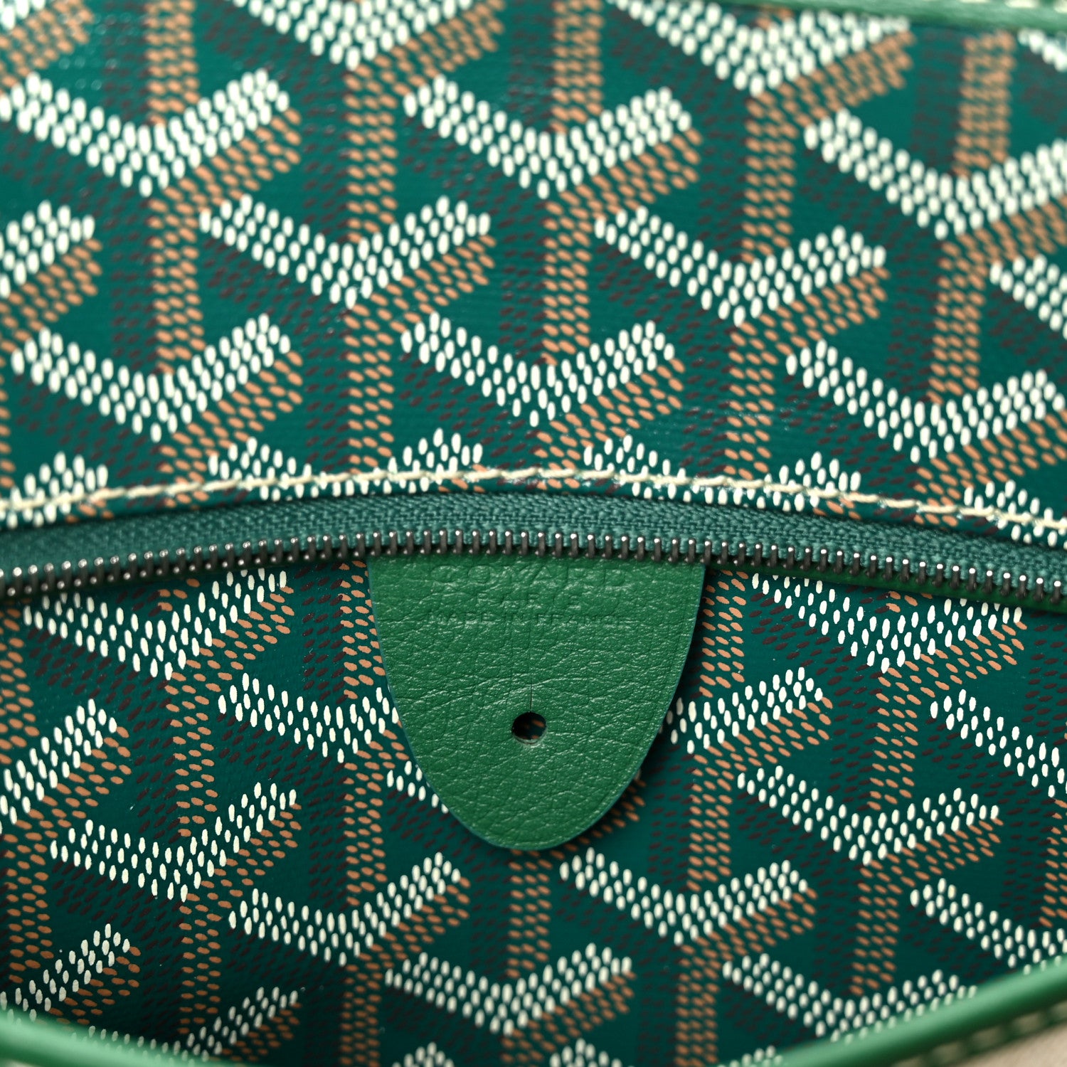 Goyard Goyardine Artois PM Green 6 of 10