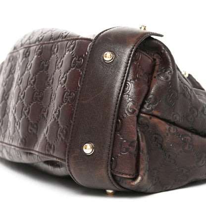 Gucci Guccissima Medium Pelham Shoulder Bag Dark Brown 10 of 11