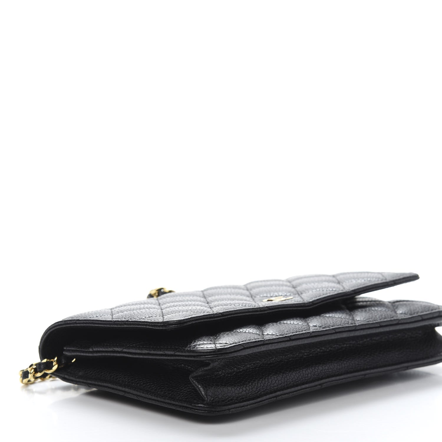 Chanel Caviar Quilted Wallet On Chain WOC Black 9 of 12