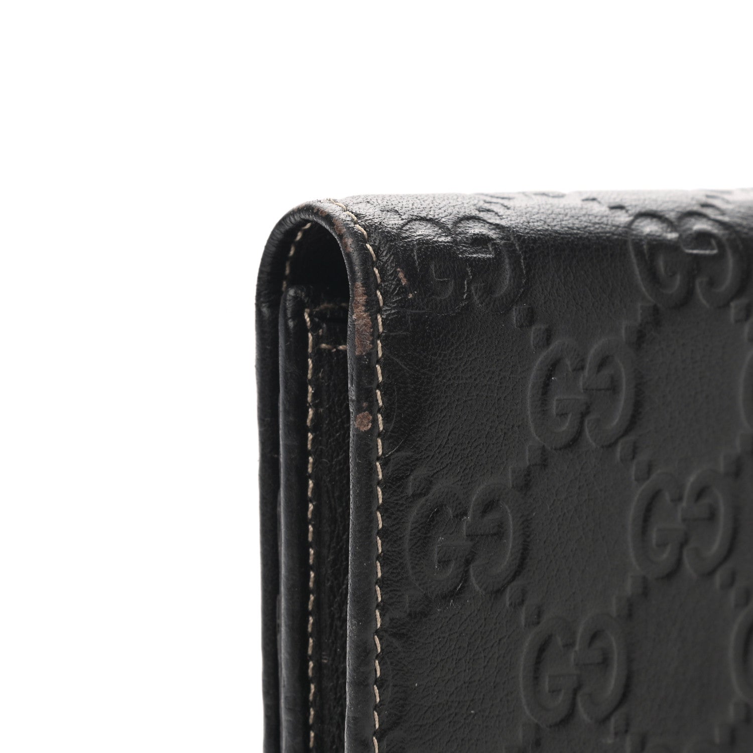 Gucci Guccissima Signature GG Pierce Continental Wallet Chocolate 8 of 11