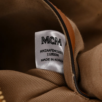 MCM Visetos Stark Belt Bag Cognac 13 of 22