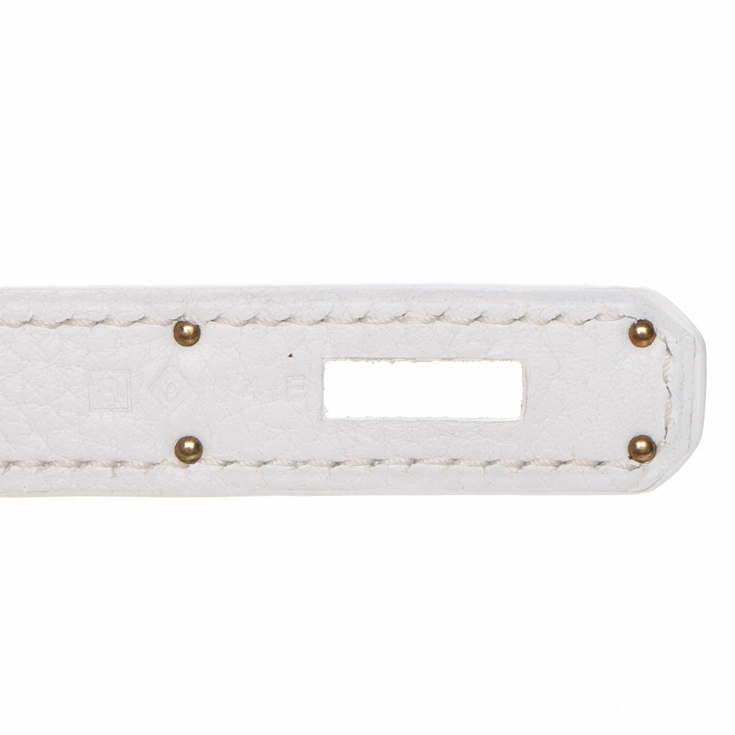 Taurillon Clemence Birkin 35 White
