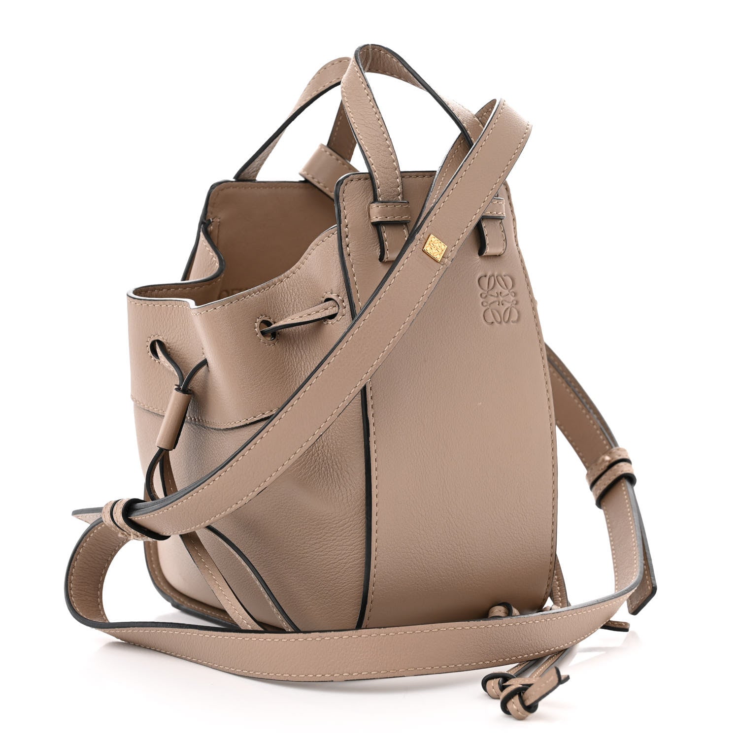 Loewe Calfskin Mini Hammock Shoulder Bag Light Oat 3 of 11