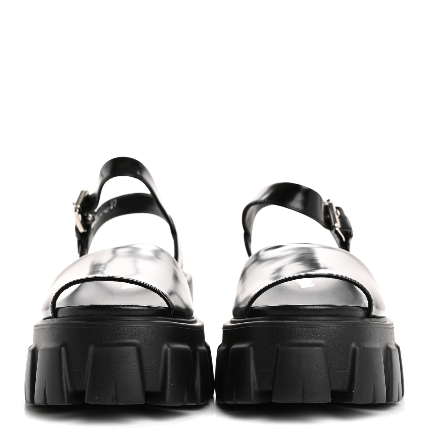 Spazzolato Monolith 55mm Sandals 37 Black