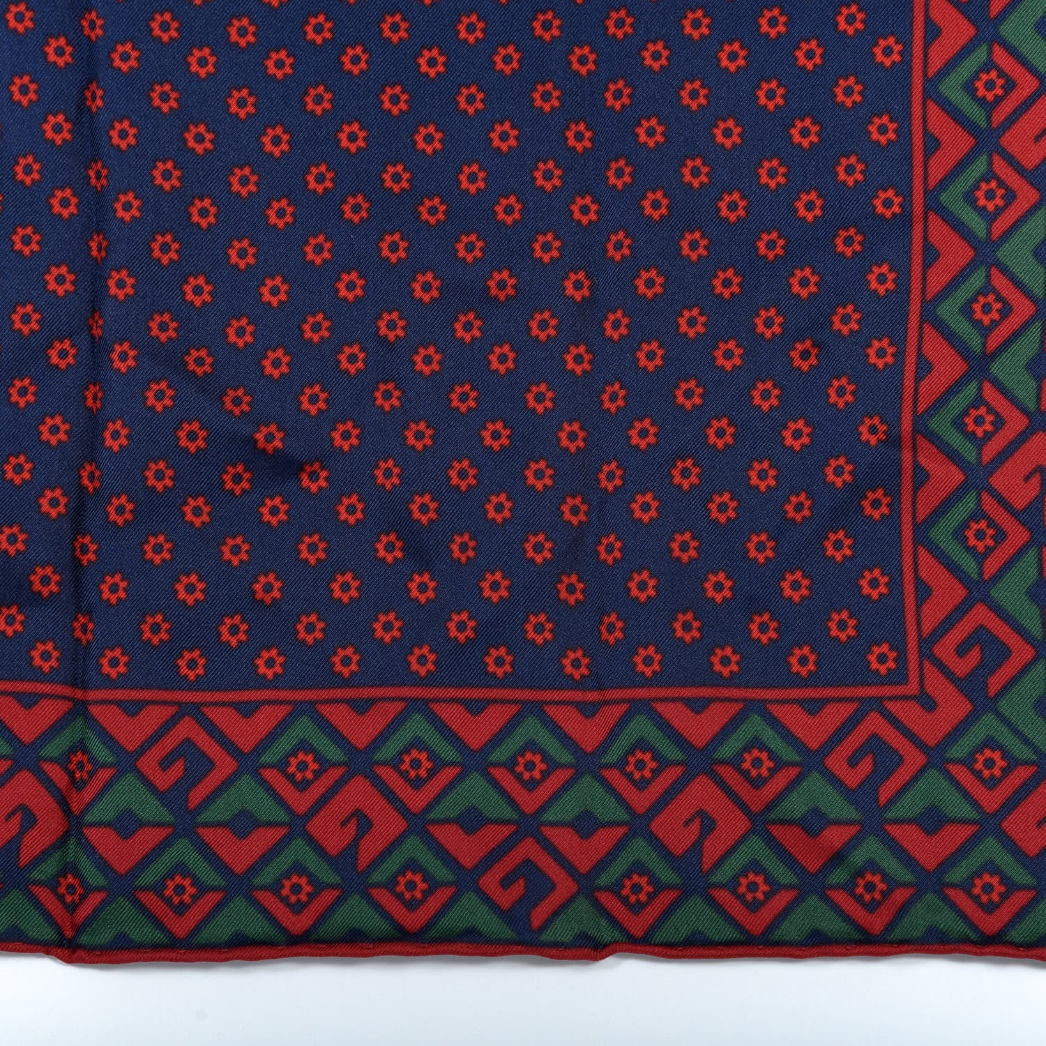 Gucci Silk Planimetric Pocket Square Multicolor 2 of 3