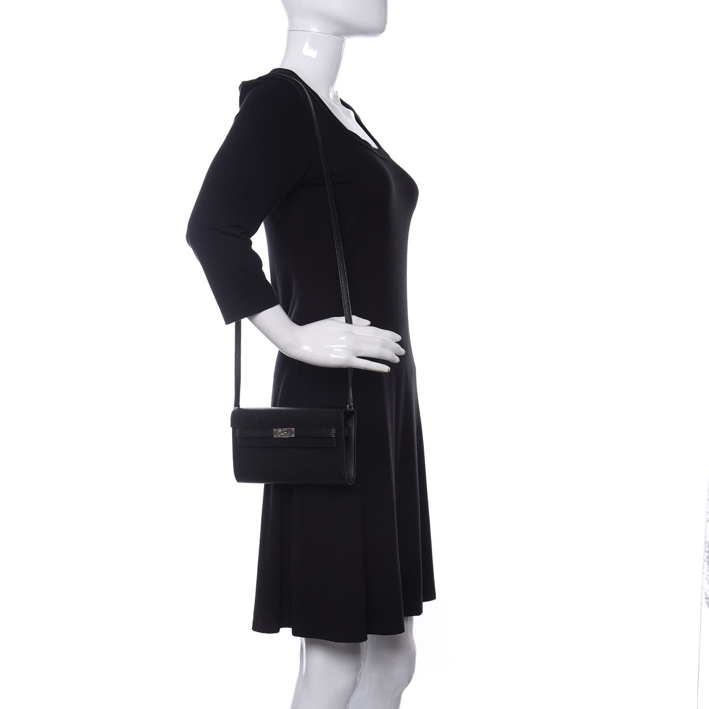 Chevre Mysore Kelly Wallet To Go Black