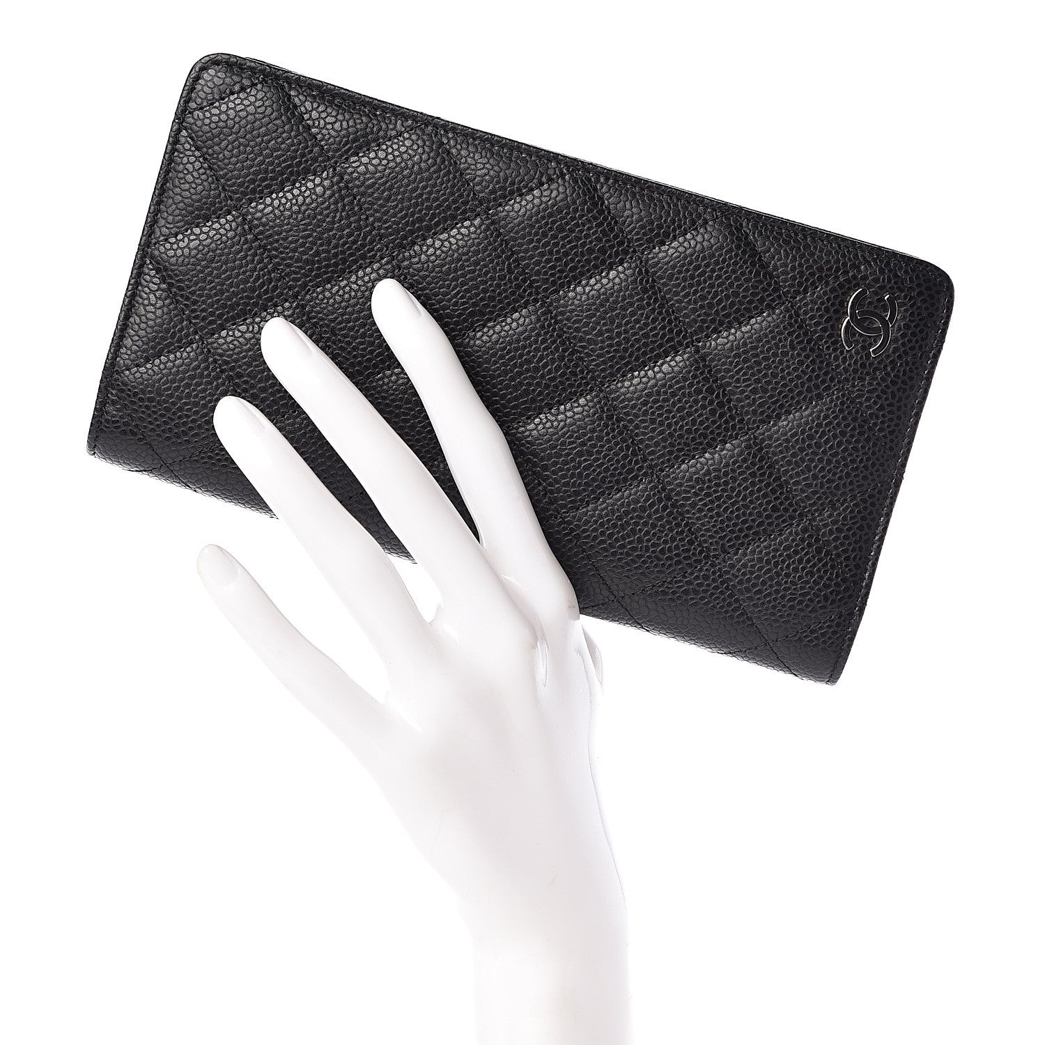Chanel Caviar Quilted Medium Agenda Cover Black 2 of 8