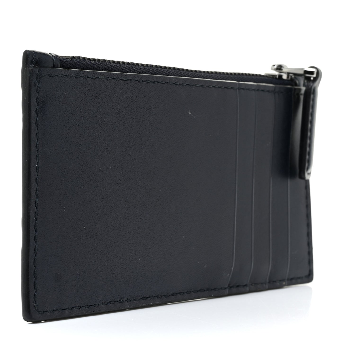 Guccissima Signature Coin Case Card Holder Blue