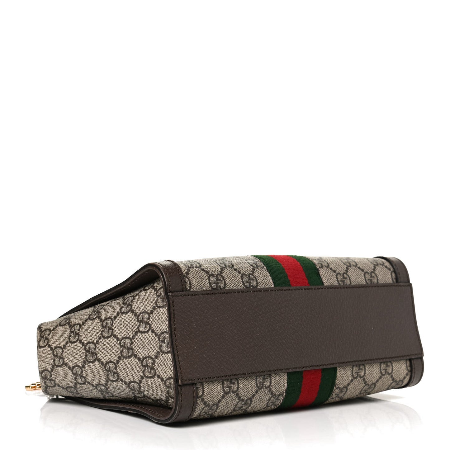 GG Supreme Monogram Small Ophidia Tote Bag Brown